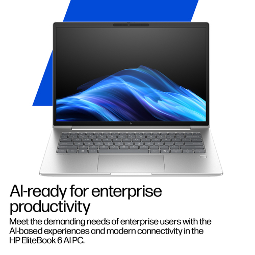 HP EliteBook 6 G1i 35,6 cm (14 Zoll) Notebook - WUXGA - Intel Core Ultra 5 225U - 16 GB - 512 GB SSD - Silber - Intel Chip