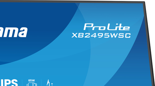 iiyama ProLite XB2495WSC-B1 24 Zoll Klasse WUXGA LED-Monitor - 16:10 Format - Mattschwarz - 61,2 cm (24,1 Zoll) Viewable -