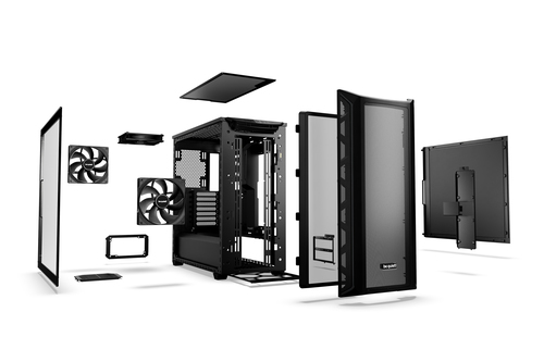 be quiet! Shadow Base 800 Shadow Base 800 Computergehäuse - EATX, ATX, Micro ATX, Mini ITX Motherboard Supported - Geflech