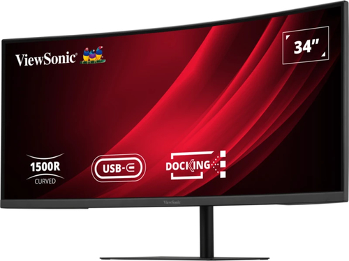 ViewSonic VG3419C-2 34 Zoll Klasse UW-QHD Gekrümmter Bildschirm LED-Monitor - 21:9 Format - 86,4 cm (34 Zoll) Viewable - V
