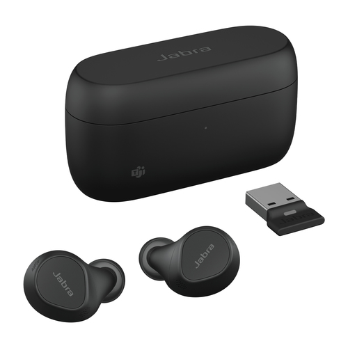 Casque (Oreillette) Jabra Evolve2 - True Wireless - Design Intra-auriculaire - Stéréo, Mono Canal - Couleur Noir - Binaura