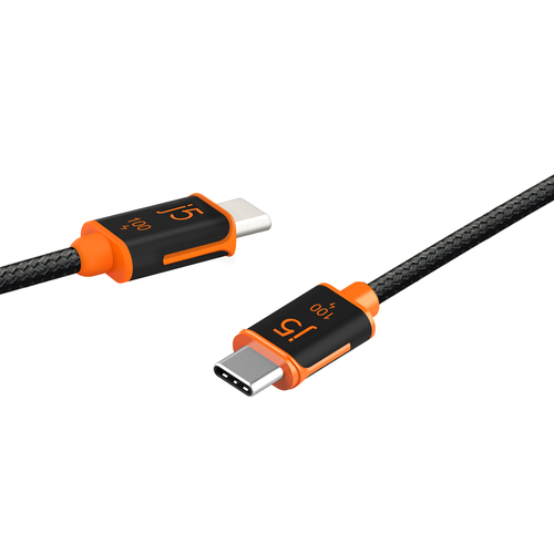 j5create JUCX25L18-N 1,80 m USB-C Datentransferkabel - 1 / Pack - Cable for Tablet, Smartphone, Notebook, Desktop-Computer