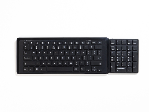 Mousetrapper NumPad. Device interface: RF Wireless, Keyboard number of keys: 26, Purpose: Universal. Product colour: Black