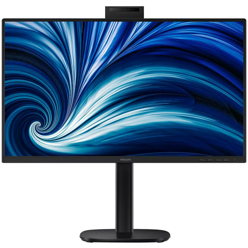 Philips 24B2U3301H 24 Zoll Klasse Webcam Full HD LED-Monitor - 16:9 Format - Schwarz - 60,5 cm (23,8 Zoll) Viewable - IPS-