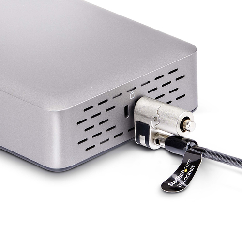 StarTech.com USB4 Docking Station for Tablet, Monitor, Smartphone, Notebook - Charging Capability - 165 W - Space Gray - D