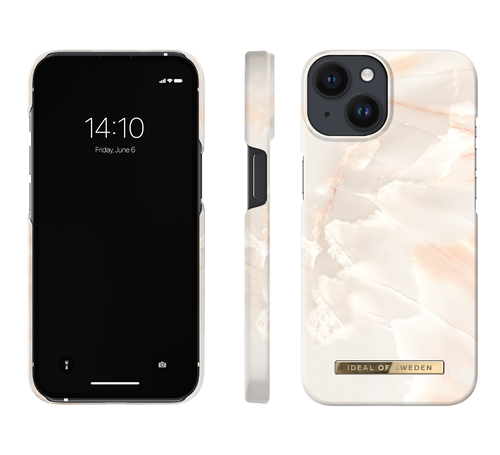 IDEAL FASHION CASE IPHONE 14 ROSE PEARL MARBLE