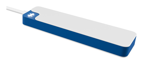 Hyper HyperDrive Flex HD5201BUGL USB-Hub - USB-Typ C - 640 MB/s - Notebook - Desktop - Blau, Weiß - 4 Total USB Port(s) - 