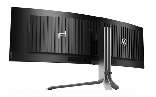 AOC AGON PRO PD49 49" Class Dual Quad HD (DQHD) Ecrã curvo Monitor OLED para jogos - 32:9 - Prata, preto texturizado - 124