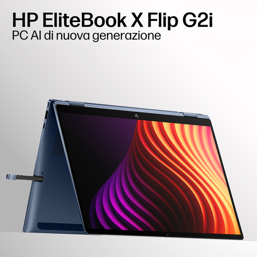 HP EliteBook X Flip G2i 14 inch Notebook Next Gen AI PC Wolf Pro Security Edition. Tipo di prodotto: Ibrido (2 in 1). Fami