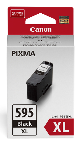 Canon PG-595XL Original XL Yield Inkjet Ink Cartridge - Black Pack - 300 pages
