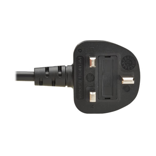 Tripp Lite series P056-03M-UK Verlängerungskabel - 3 m - Vereinigtes Königreich - für PDU, Server, USV, Überspannungsschut