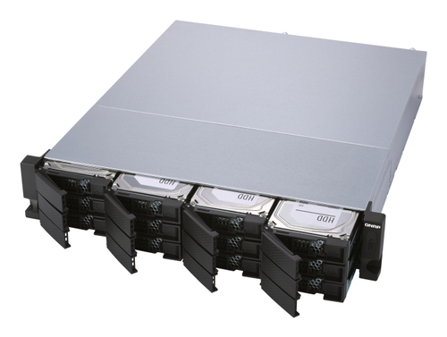 QNAP Invólucro de disco SATA/600 - 2U Montável sobre rack - 12 x HDD suportado - 12 x Total Bay