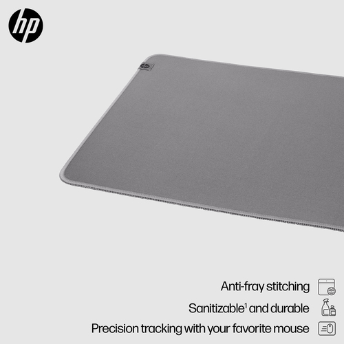 HP 205 Sanitizable Desk Mat. Width: 700 mm, Depth: 300 mm. Product colour: Grey