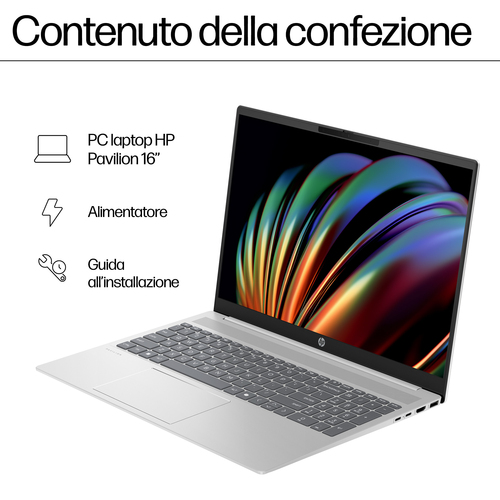 Computer portatile - HP Pavilion 16-af0000 16-af0013nl 40,6 cm (16") - WUXGA - Intel Core Ultra 7 155U - 16 GB - 1 TB SSD 