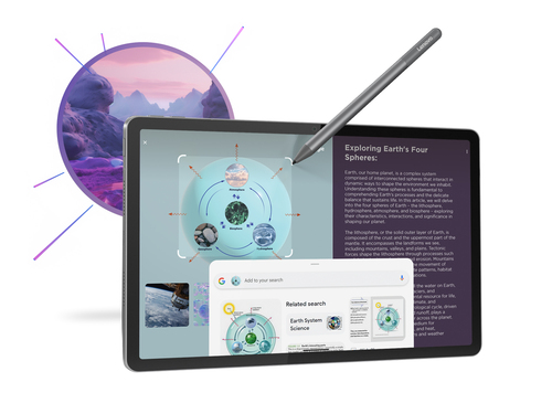 Lenovo Idea Tab - Display 11" 2.5K (2560x1600) IPS 500nits 90Hz - CPU MediaTek Dimensity 6300 - RAM 8GB - Memoria 128GB UF