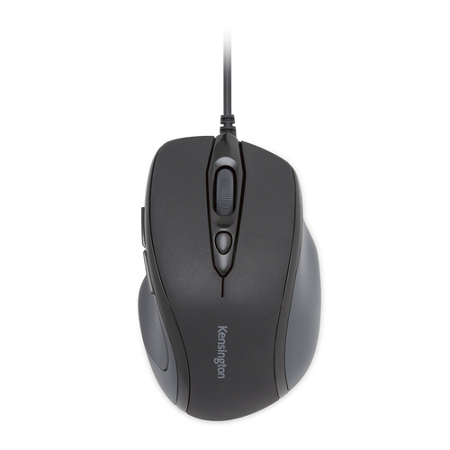Kensington Pro Fit 72355 Mouse - PS/2, USB - Optical - Black - Cable - 1000 dpi - Scroll Wheel