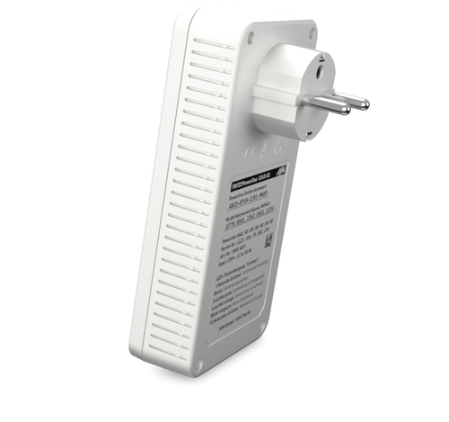 Powerline 1240 AX WLAN Set. Maximum data transfer rate: 1200 Mbit/s, Networking standards: IEEE 802.11ac, Power plug: Type