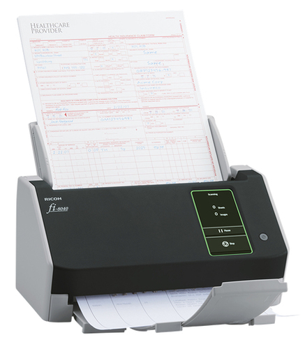 Ricoh ImageScanner fi-8040 ADF-/Manueller Einzugsscanner - 600 dpi Optische Auflösung - 24-bit Farbtiefe - 8-bit Graustufe