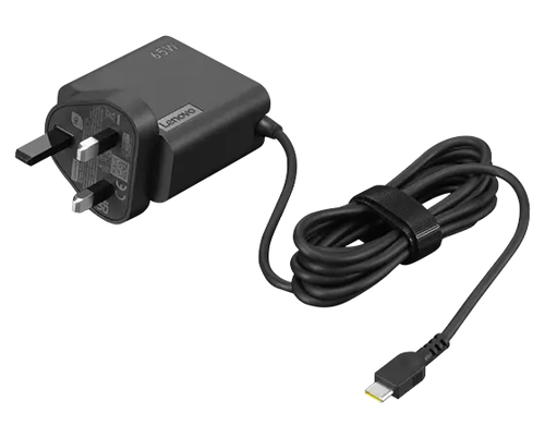 Lenovo 65 W AC Adapter - Universal Adapter - For USB Type C Device, Notebook, Smartphone - 120 V AC, 230 V AC Input - 20 V
