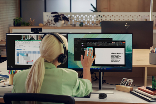 HP E24t G5 FHD Touch Monitor. Display diagonal: 60.5 cm (23.8"), Display resolution: 1920 x 1080 pixels, HD type: Full HD,