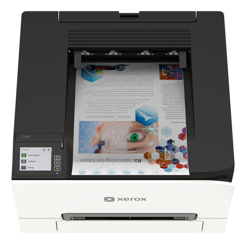 Xerox C240. Drucktechnologie: Laser, Farbe. Zahl der Druckpatronen: 2, Maximale monatliche Auslastung: 50000 Seiten pro Mo