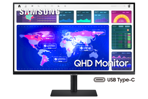 Samsung S32A600UUP 32" Class WQHD LCD Monitor - 16:9 - 81.3 cm (32") Viewable - Vertical Alignment (VA) - LED Backlight - 