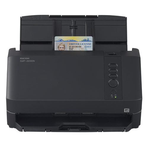 Ricoh SP-2230N. Maximale Scan-Abmessung: 215,9 x 6096 mm, Optische Scan-Auflösung: 600 x 600 DPI, Output colour depth: 24 