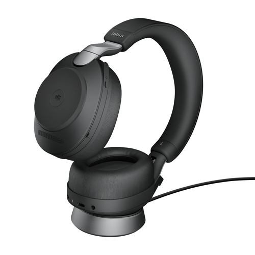 Jabra Evolve2 85 - Link380a MS Stereo Stand, Black. Product type: Headset. Connectivity technology: Wireless, Bluetooth. R
