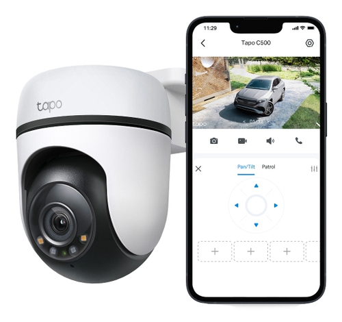Tapo C500 Outdoor Full HD Network Camera - Colour - 29.87 m Infrared Night Vision - H.264 - 1920 x 1080 - 15 fps - Wall Mo