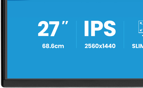 iiyama ProLite XB2792QSU-B1 27 Zoll Klasse WQHD LED-Monitor - 16:9 Format - Mattschwarz - 68,6 cm (27 Zoll) Viewable - IPS