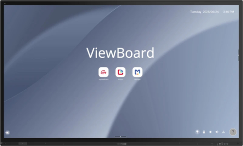 ViewSonic ViewBoard IFP8663-2C 2174,24 mm 4K UHD LCD Collaboration Display - ARM Cortex A76 + A55 - 32 GB LPDDR - Projizie