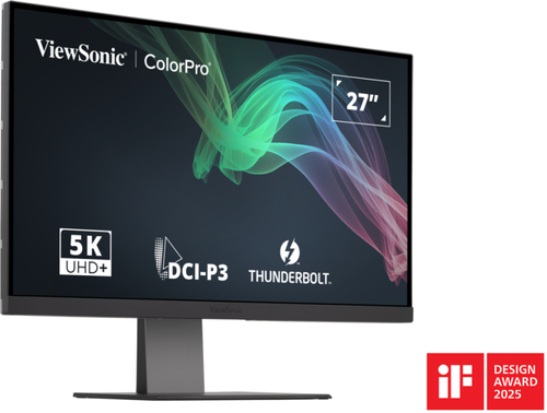 ViewSonic ColorPro VP2788-5K 27 Zoll Klasse 5K LED-Monitor - 16:9 Format - Schwarz - 68,6 cm (27 Zoll) Viewable - IPS-Tech