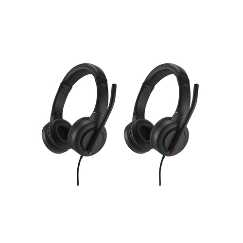 Kensington H1000 Kabel Auf den Ohren, Kopfbügel Stereo Headset - Schwarz - Binaural - Geschlossen - 20 Hz bis 20 kHz Frequ