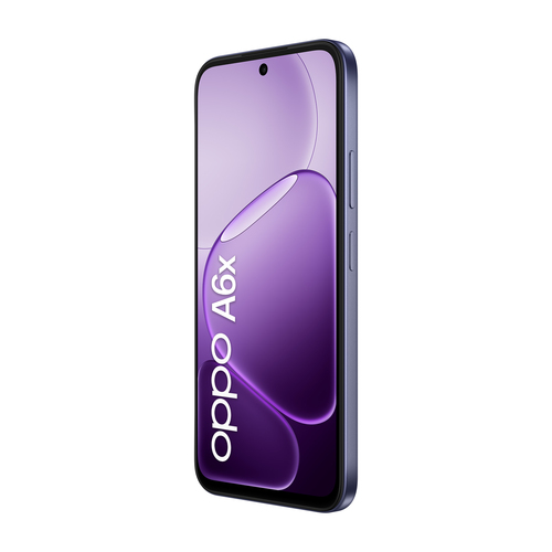 OPPO A6x AI Smartphone, doppia fotocamera 13MP+QVGA, Selfie 5MP, Display 6.75” 120HZ IPS HD+, 6100mAh, RAM 4GB(Esp1GB/2GB/