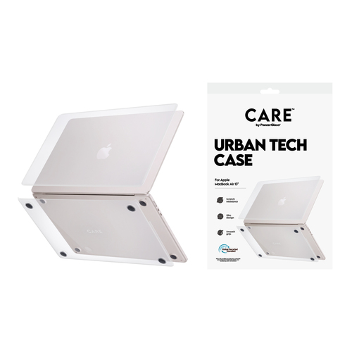 PanzerGlass CARE™ by ® Case Transparent Macbook Air 13'' M2 | M3 | M4. Etui-Typ: Cover, Kompatibilität: Apple - Macbook Ai