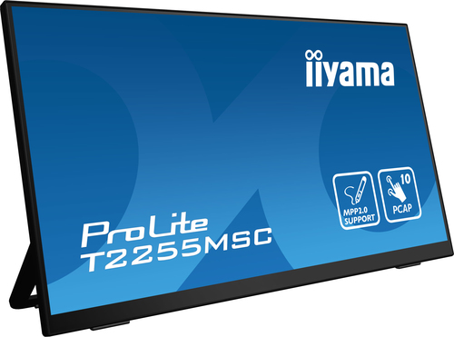 iiyama ProLite T2255MSC-B1 22 Zoll Klasse LED-Touchscreen-Monitor - 16:9 Format - 5 ms Reaktionszeit - 54,6 cm (21,5 Zoll)