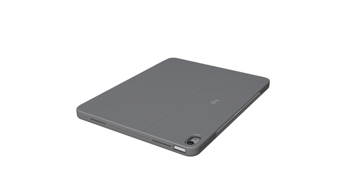 Logitech Combo Touch Keyboard/Cover Case for 33 cm (13") Apple iPad Air 13 (2024) Tablet - Oxford Gray - Scuff Resistant, 