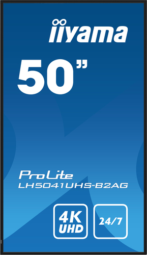 LCD Ecrans à affichages dynamiques iiyama ProLite LH5041UHS-B2AG 1270 mm - 24 Heures/7 Jours Operation - Vertical Alignmen