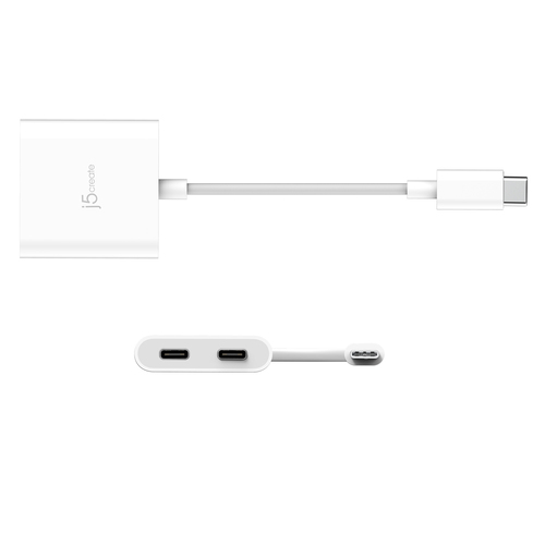 j5create JCA164 Adaptador de transferência de dados/AV - 1 - 3840 x 2160 Supported - Branco