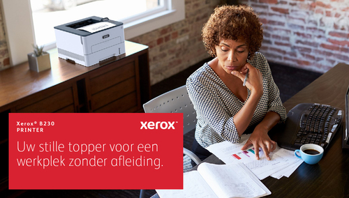 Xerox B230 A4 34ppm Wireless Duplex Printer PCL5e/6 2 Trays Total 251 Sheets. Print technology: Laser. Number of print car