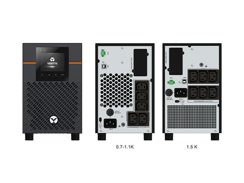 VERTIV EDGE EDGE-750IMT Line-interactive USV - 750 VA/675 W - 1U Turm - AVR - 3 Stunde(n) Aufladen - 5,90 Minute(n) Stand-