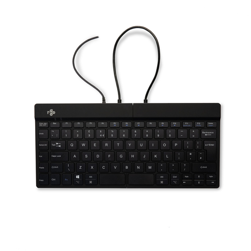 R-Go Split Break ergonomic keyboard, QWERTY (UK) - wired, black