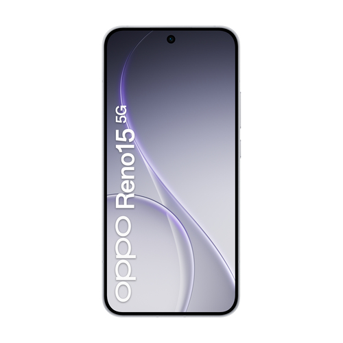 OPPO Reno15 5G AI Smartphone, Tripla fotocamera 50+50+8MP, Selfie 50MP, Display 6.59” 120HZ AMOLED FHD+, 6500mAh, RAM 8GB(