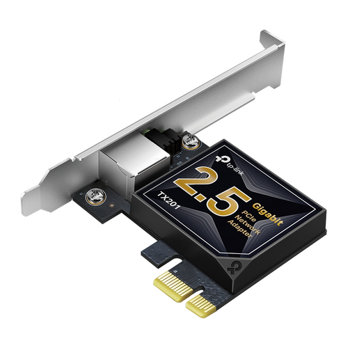 TP-Link TX201 2,5 Gigabit Ethernet Adapter - 2.5GBase-T - Plug-in-Karte - PCI Express - 2,50 Gbit/s Datenübertragungsrate 
