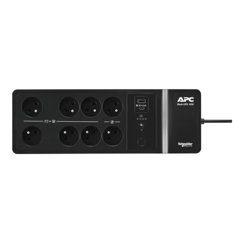 Onduleur en veille APC by Schneider Electric Back-UPS - 1,05 kVA/600 W - Montage au sol/mural - 6 Heure(s) Rechargeable - 