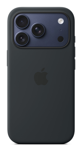 Apple Hülle für Apple iPhone 17 Pro Smartphone - Schwarz - Seidig, Softtouch - Kratzfest, Sturzsicher - Silizium, MicroFib