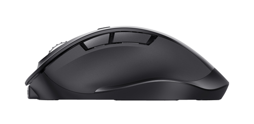 Trust Fyda Maus - Funkfrequenz - USB 2.0 - Optisch - 6 Taste(n) - Schwarz - Kabellos - 2,40 GHz - wiederaufladbar - 2400 d