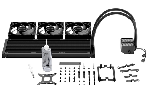 be quiet! Silent Loop 3 BW026 Kühllüfter - 3 x Fan(s) - 1900 U/Min - Compatible Intel Socket: Socket LGA-1851, LGA-1700, L