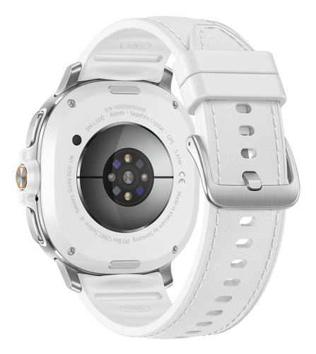 Samsung Galaxy Watch8 Classic SM-L500 Smart Watch - 46 mm Case Height - 46.40 mm Case Width - White Case Color - White Ban