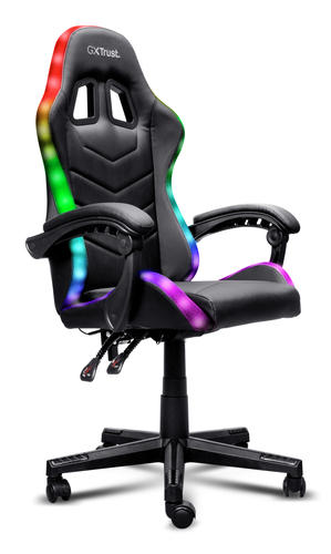 Trust 25979. Produkttyp: PC-Gamingstuhl, Maximales Nutzergewicht: 110 kg, Sitztyp: Gepolsterter Sitz. Breite: 640 mm, Tief